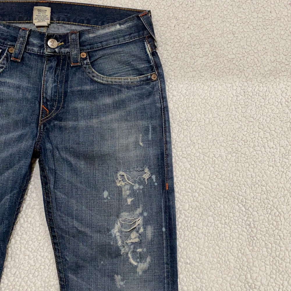TRUE RELIGION JEANS “Ricky” |  Size 33 Dark Wash - Picture 5 of 13